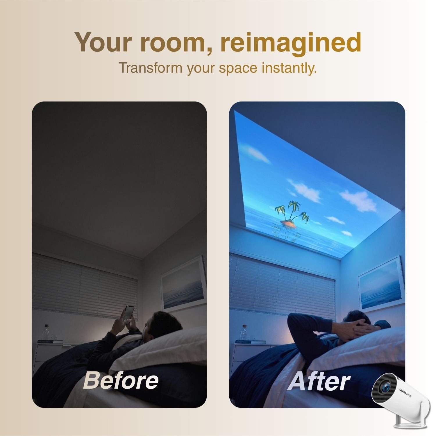 UltraView™ 4K Enhanced Smart Projector