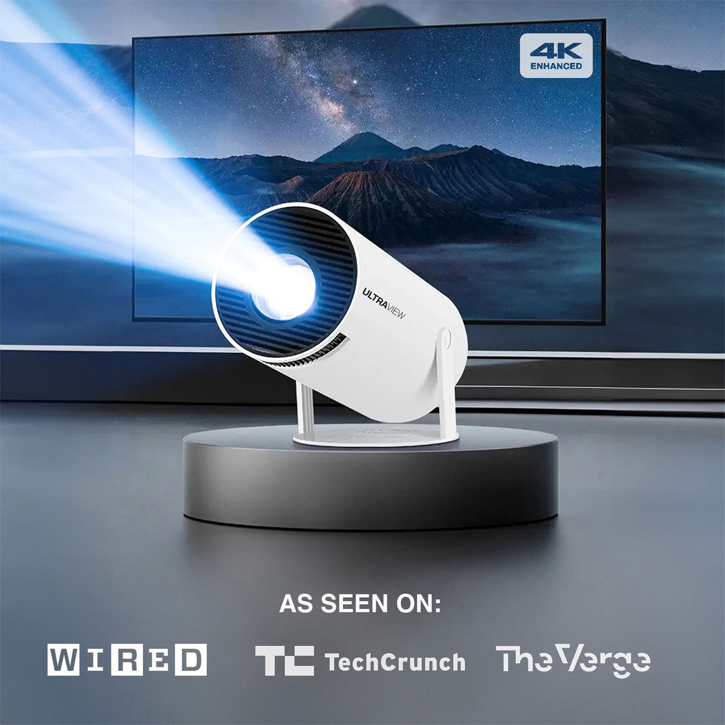 UltraView™ 4K ENHANCED SMART PROJECTOR